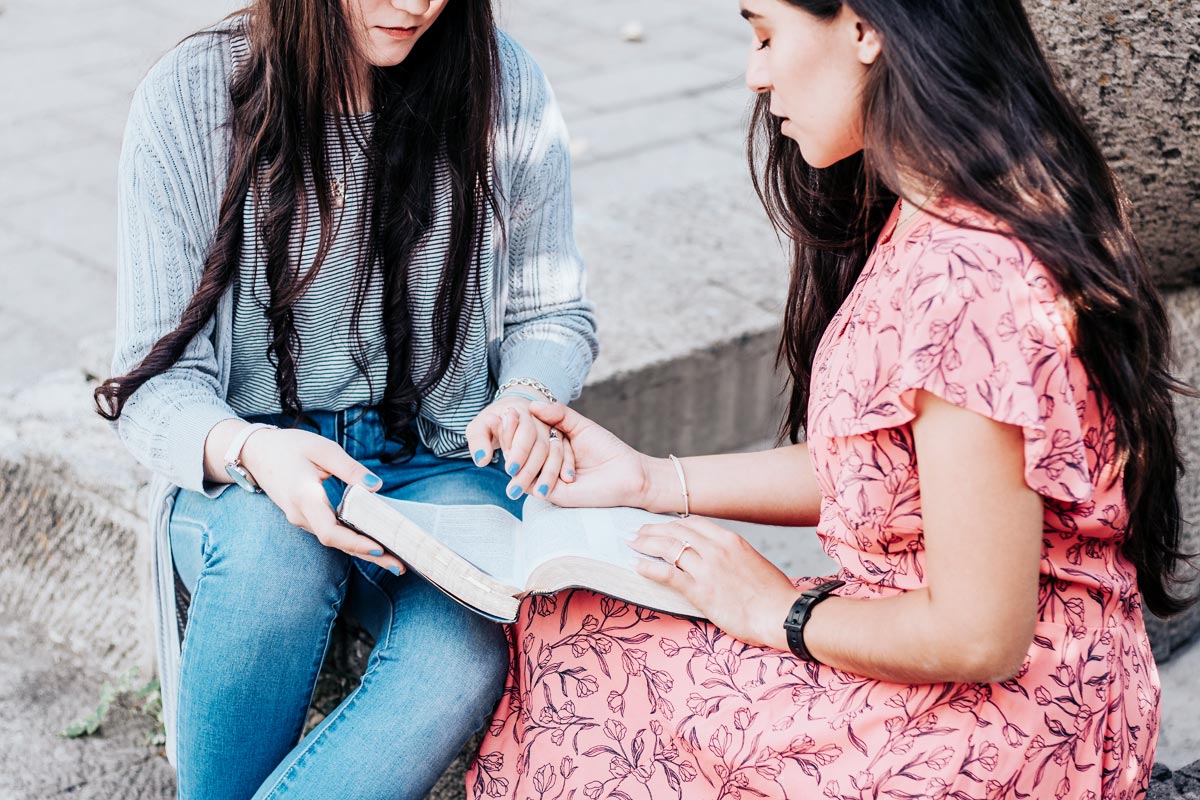 two women having fellowship at christian drug interventions