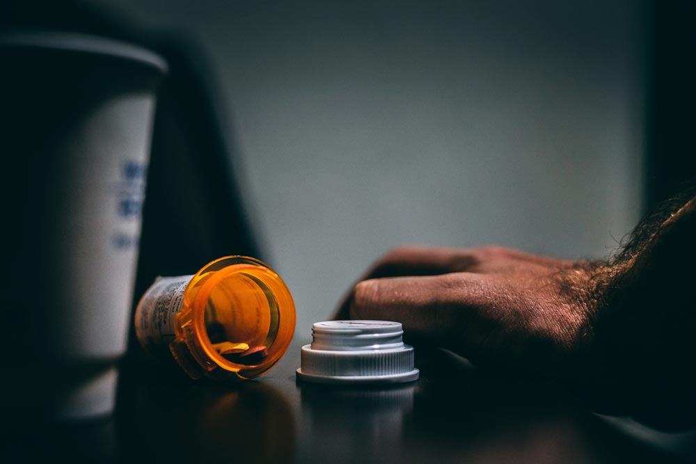 Naltrexone blocks the euphoric effects of opioid narcotics
