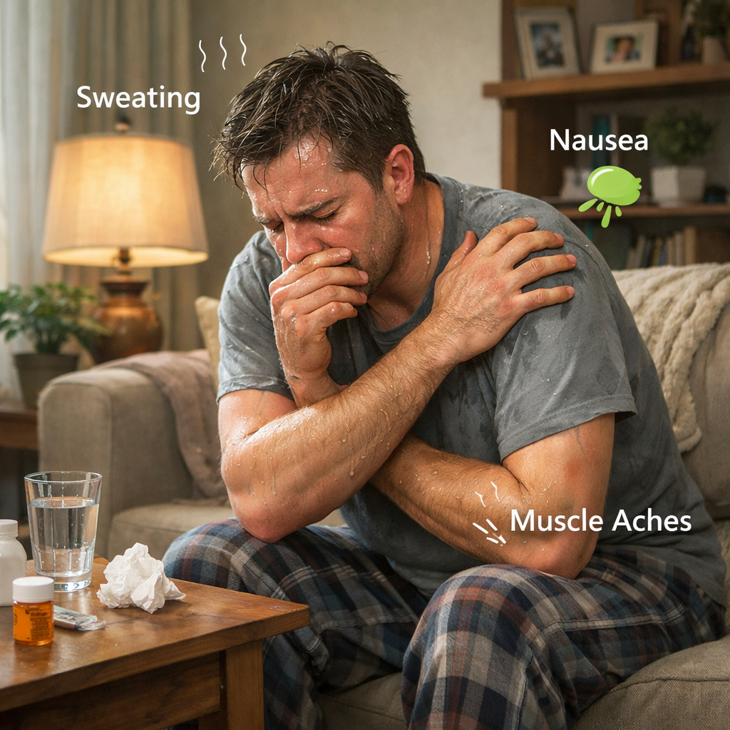 Family Guide to Opioid Withdrawal Symptoms 1 opioid withdrawal symptoms illustration