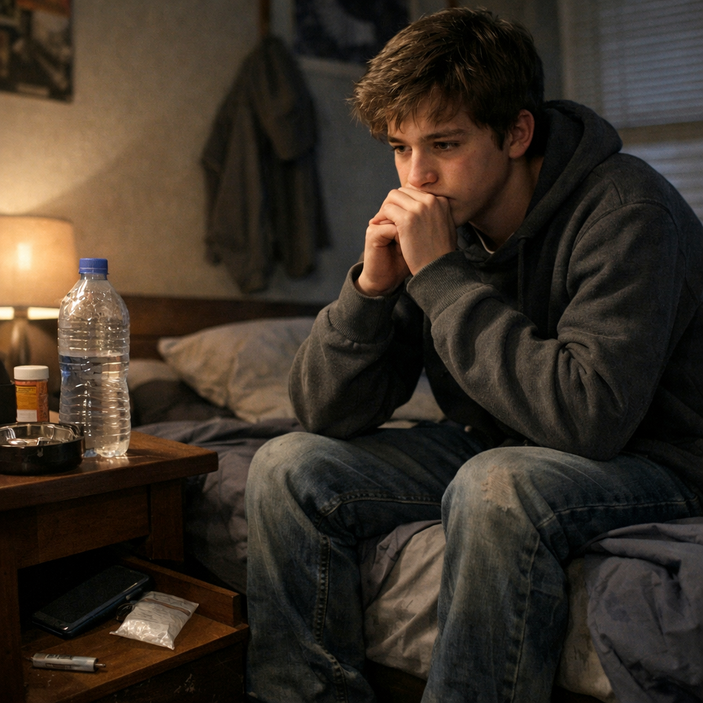 How to Talk to a Teen About Drug Addiction 1 teen alone, hidden signs of substance use